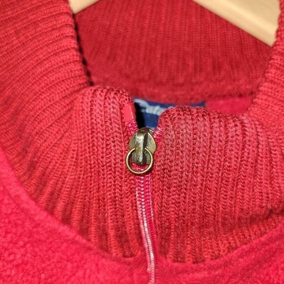 Women's Catalina Red Full Zip Up Vest - Picture 4 of 5